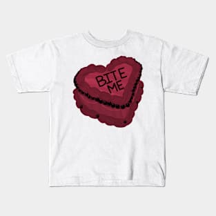 Bite Me Cake Kids T-Shirt